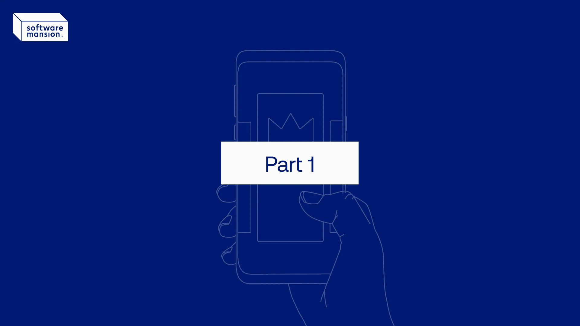 Reigns series Part 1 graphic with a hand holding a phone